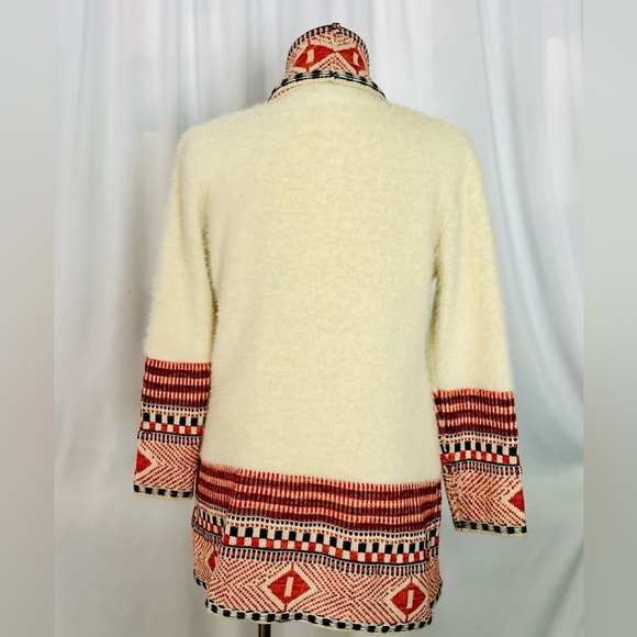 Maxsport Women's Long Cardigan Sweater Tribal or Aztec Pattern (681) - Picture 4 of 10